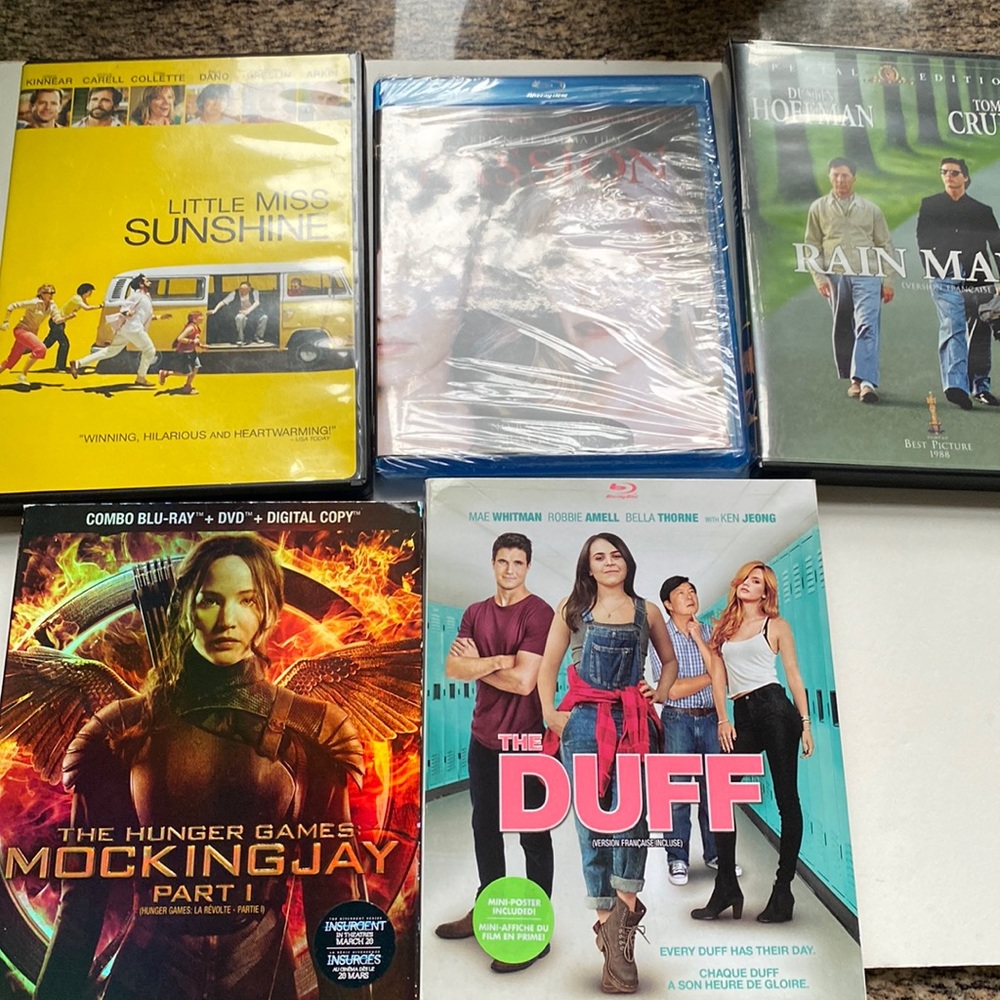 Movie DVDs. Set of 5. Get all 5